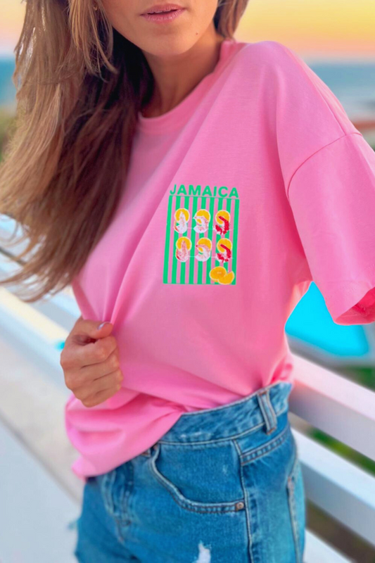 T-shirt Jamaica (Pink)