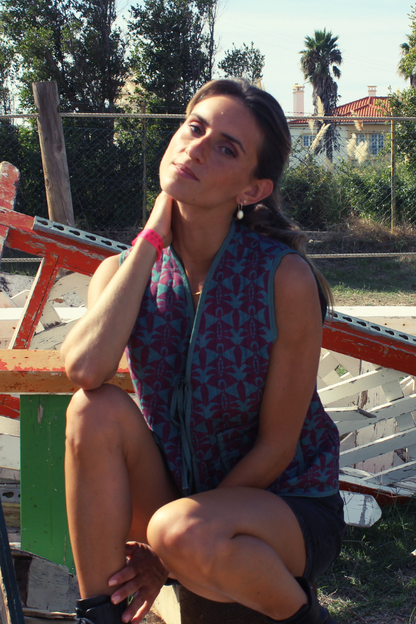 Colete Quilted Green